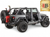 Ручки Warn на каркас Jeep Wrangler универсальные (пара)